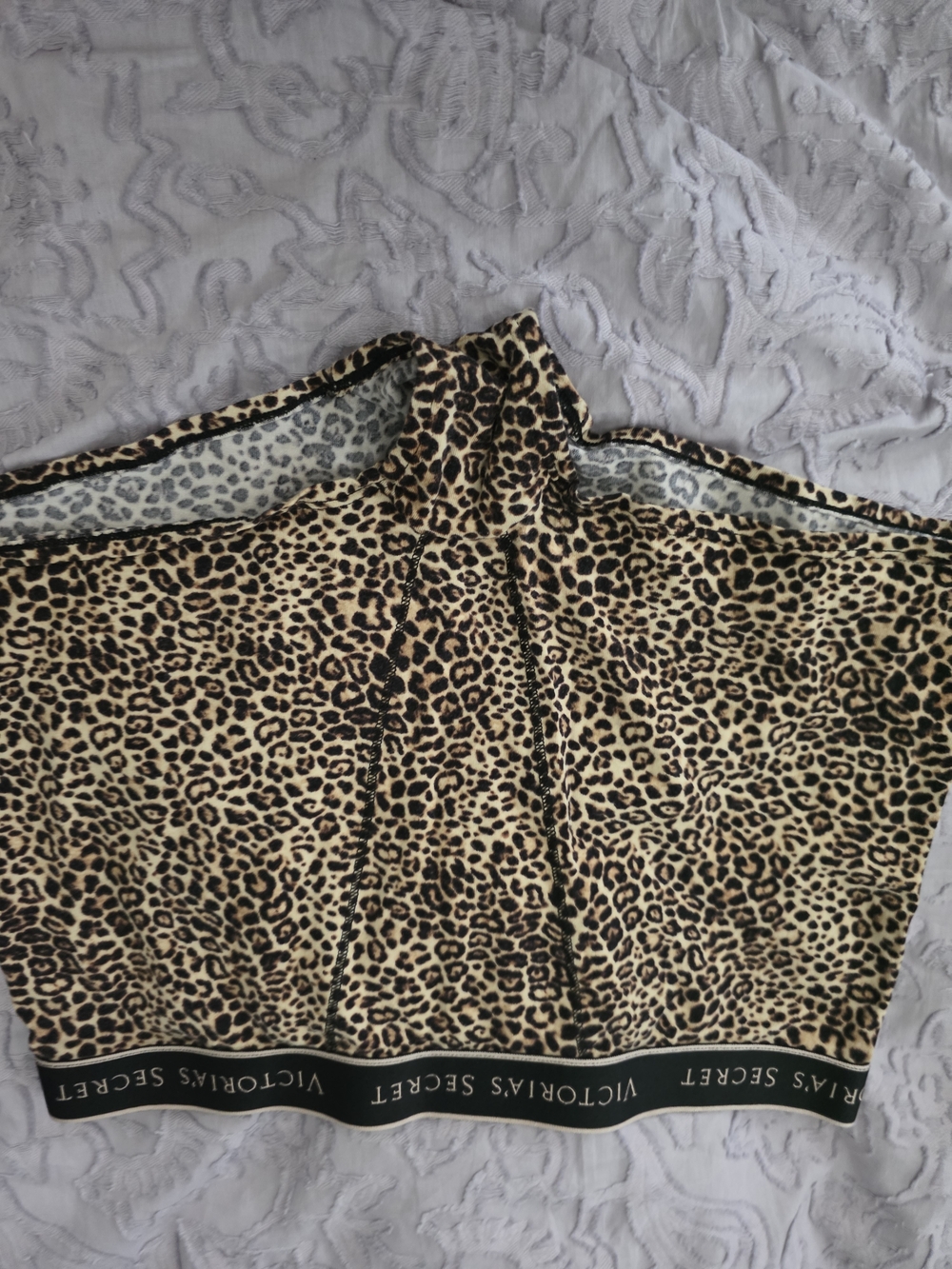 Victoria's Secret Leopard Print Bandeau Top - Tan & Black